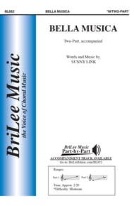 Bella Musica Two-Part choral sheet music cover Thumbnail